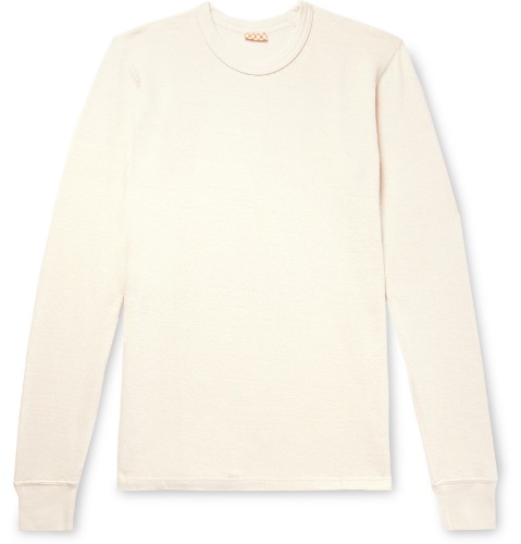 visvim 비즈빔 티셔츠 방탄소년단 슬림핏 니트 코튼 티셔츠 (Slim-Fit Knitted Cotton T-Shirt) [추가비용X]