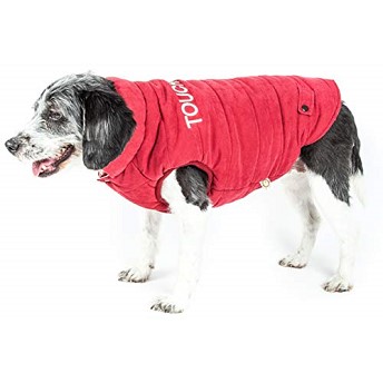 touchdog Waggin Swag Reversible Insulated Pet Coat